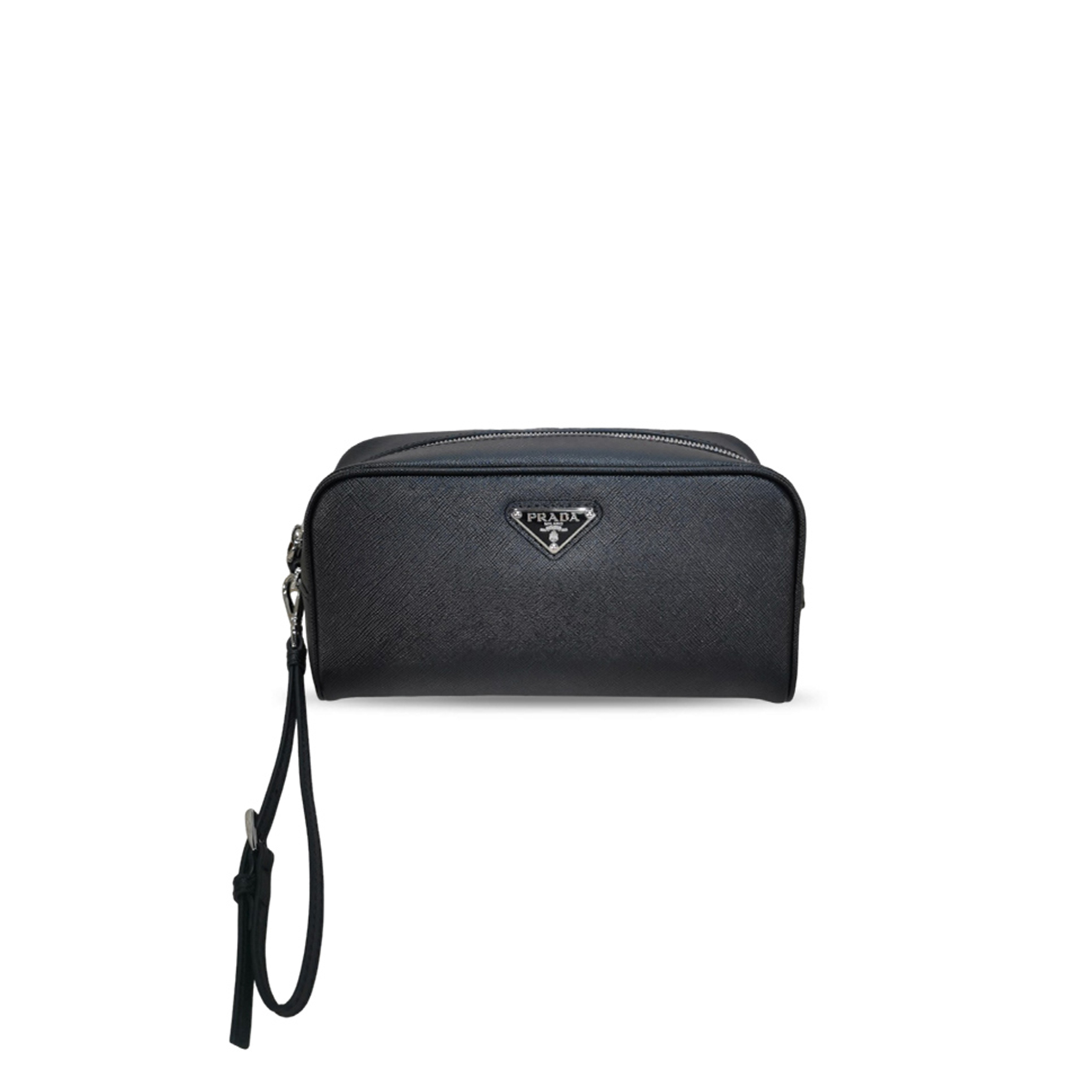 PRADA SAFFIANO LEATHER POUCH FOR MEN 2NE065 (22.5*11*8cm)